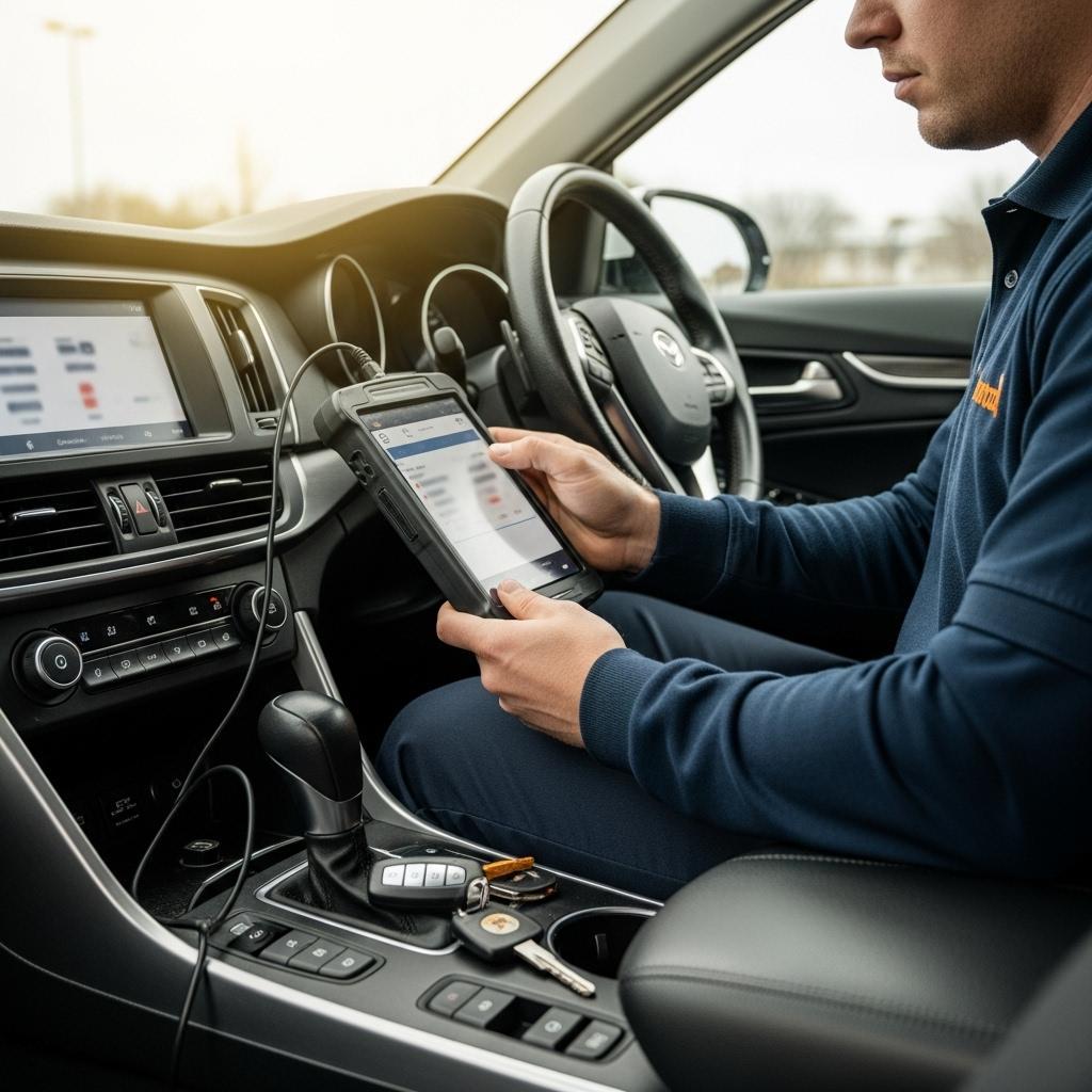 Mobile locksmith van on University Avenue, Hamline‑Midway 55108 — car unlock