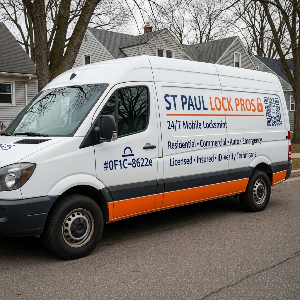 24/7 emergency locksmith van — mobile service in St Paul, MN